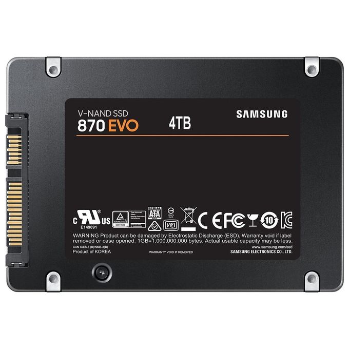 Samsung 870 EVO Solid State Drive 4Tb Basic 2.5''
