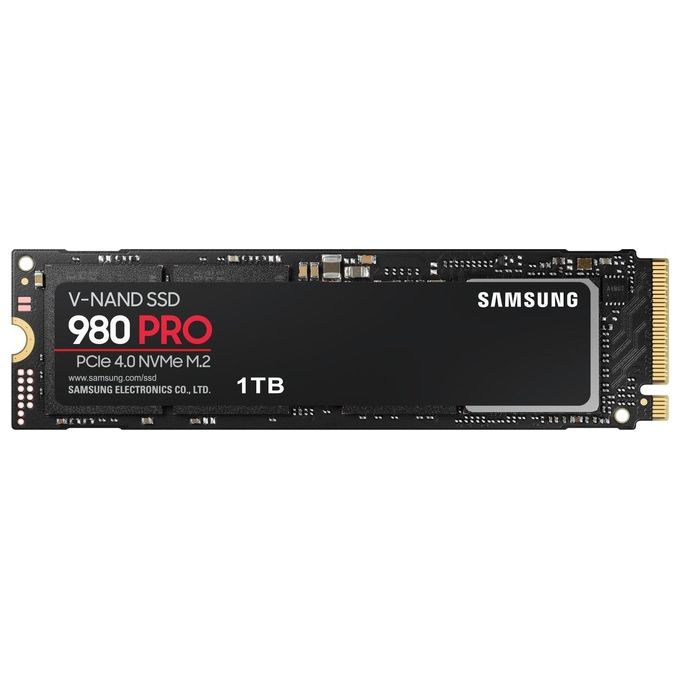 Samsung 980 Pro Ssd Interno M.2 1000Gb Pci Express 4.0 V-nand Mlc Nvme