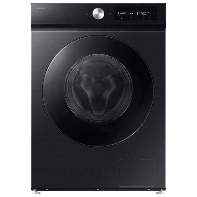 Image of Samsung BeSPOKE AI WW11DB7B94GBU3 Lavatrice a carica frontale 11 Kg Classe A Ecodosatore AI Lavaggio e Control Profondita' 60 nero