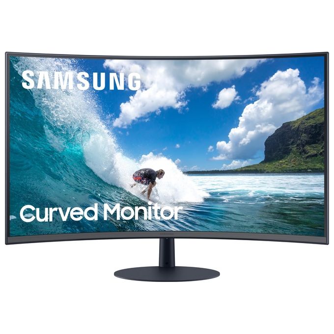 SAMSUNG Monitor 27'' LED VA Curvo C27T550FDR 1920 x 1080 Full HD Tempo di Risposta 4 ms