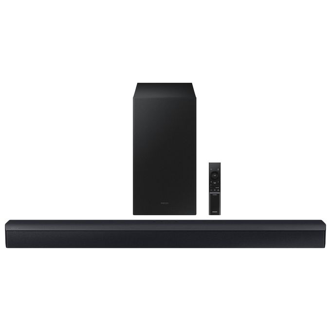 Image of Samsung Soundbar C450 Home Cinema Audio 2.1 Canali 300W Bluetooth Design Elegante e Potente per un'Esperienza Sonora Immersiva