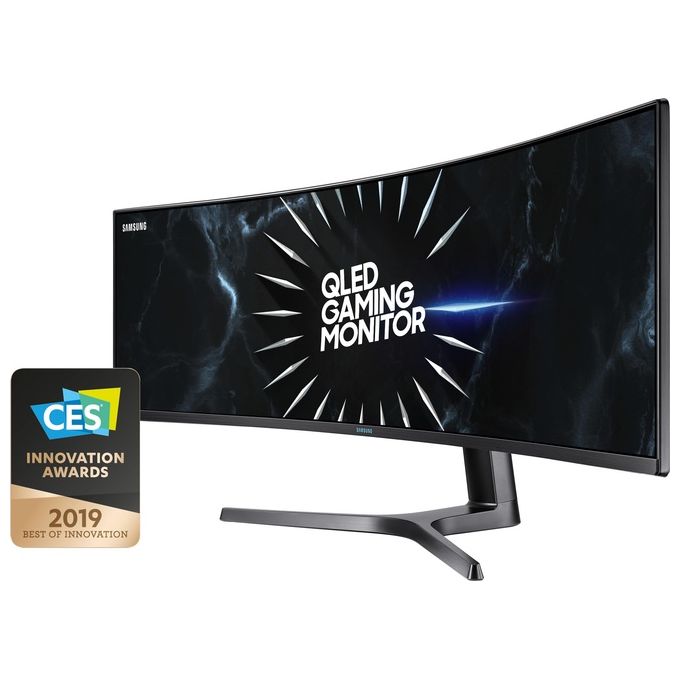 SAMSUNG Monitor 49'' LED VA Curvo Gaming SM-C49RG90 5120x1440 Dual QHD Tempo di Risposta 4 ms Frequenza di aggiornamento 120 (Hz)