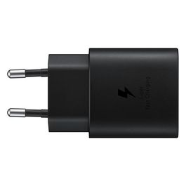 Samsung Caricabatterie Rapido da 25W Porta USB Type-C Nero + Cavo 1Mt USB Type-C Nero