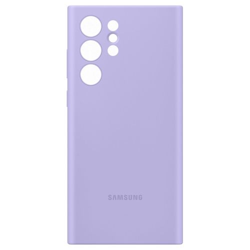 Samsung Cover in Silicone per Galaxy S22 Ultra Lavender