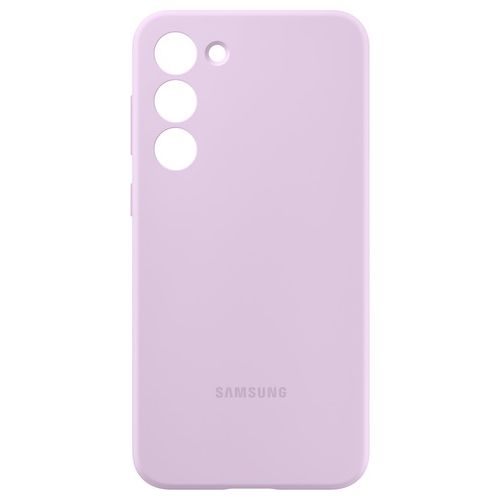 Samsung Cover in Silicone Lilac per S23