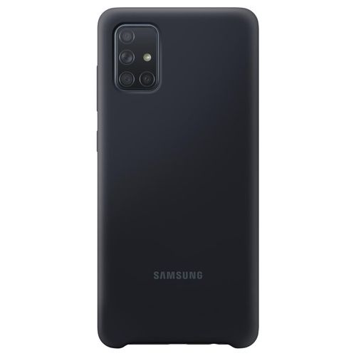 Samsung Cover in Silicone per Samsung Galaxy A71 Nero