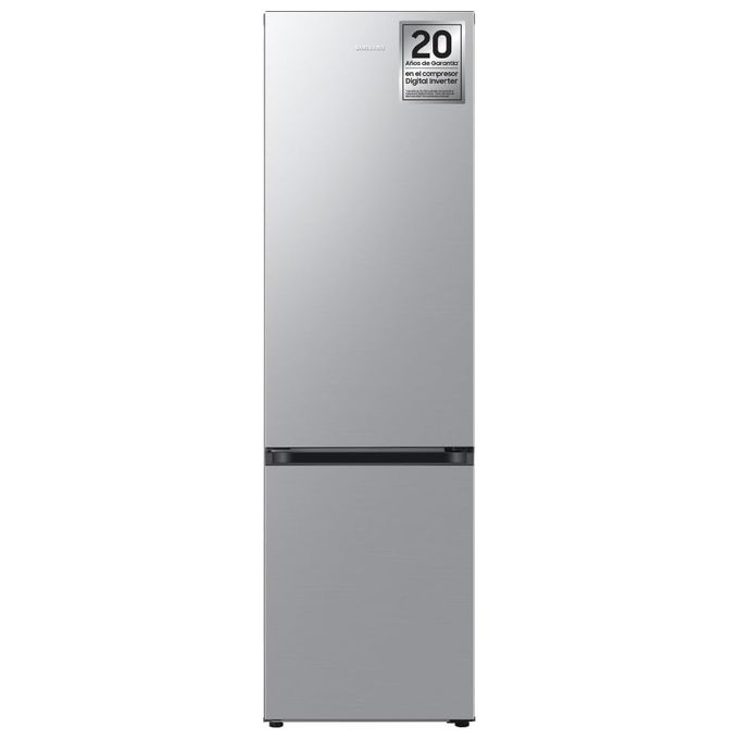 Image of Samsung RB38C600CS9-EF - Frigorifero Combinato 390 L, 203 cm, Classe C, 35 dB, Total No Frost, All Around Cooling, AI Energy Mode, Wi-Fi, Inox