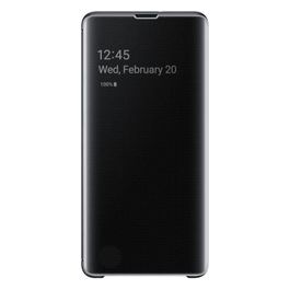 EF-ZG975 Clear View Cover per Galaxy S10+ Nero