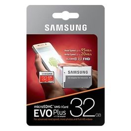 Samsung EVO Plus Scheda MicroSD da 32 GB Classe 10 Adattatore Incluso