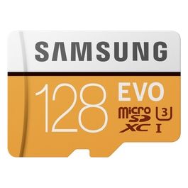 Samsung MB-MP128GA EVO Uhs-I Scheda MicroSD 128gb adattatore incluso