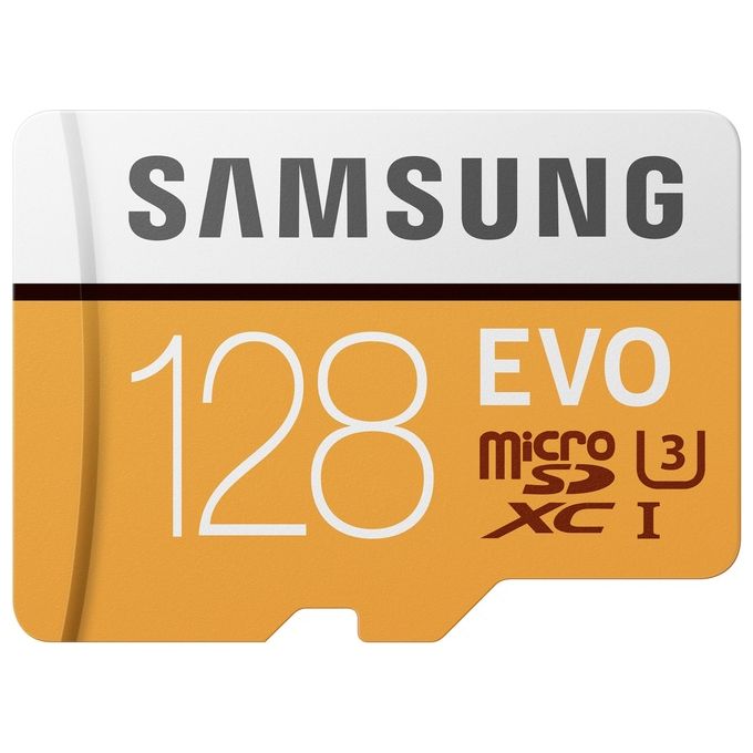 Samsung MB-MP128GA EVO Uhs-I Scheda MicroSD 128gb adattatore incluso