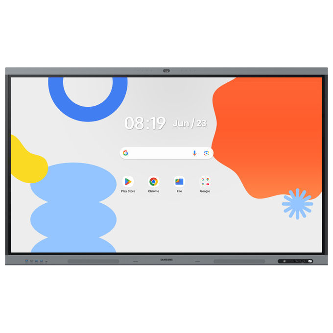 Samsung display interattivo 65 pollici 4K Ultra HD Android 15 touch screen Wi-Fi 6 fotocamera 48 MP LH65WAFPLGC