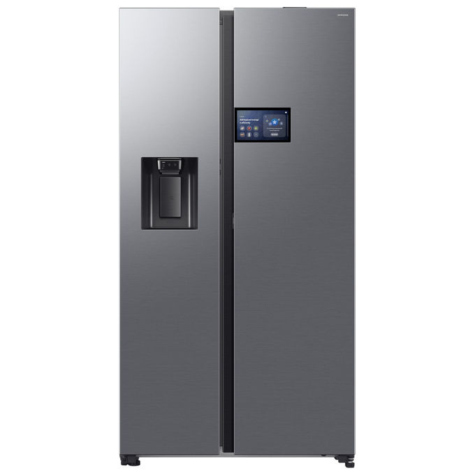 Samsung RS90F65EDTEF AI Home Frigorifero Side by Side 640 L 178 cm Classe D 36 dB No Frost+ Dispenser Acqua Ghiaccio Wi-Fi colore Acciaio Inox