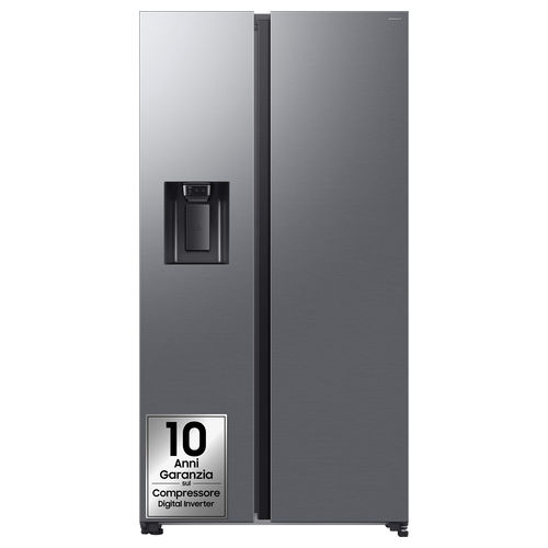 RS70F65KETEF Frigorifero Side by Side 640 L 178 cm Classe E 36 dB No Frost Dispenser Acqua e Ghiaccio Wi-Fi colore Argento