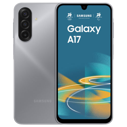 SM-A175FZABEUE Galaxy A17 Smartphone 4G 6.7" Super AMOLED 4GB RAM 128GB Dual SIM Tripla Cam 50MP Batteria 5000mAh colore Grigio