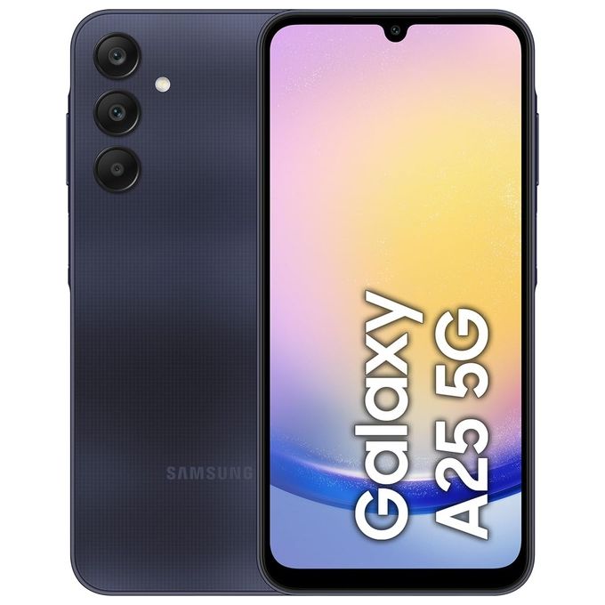 Samsung Galaxy A25 5G 8Gb 256Gb 6.5'' Amoled 120Hz Dual Sim Black Italia