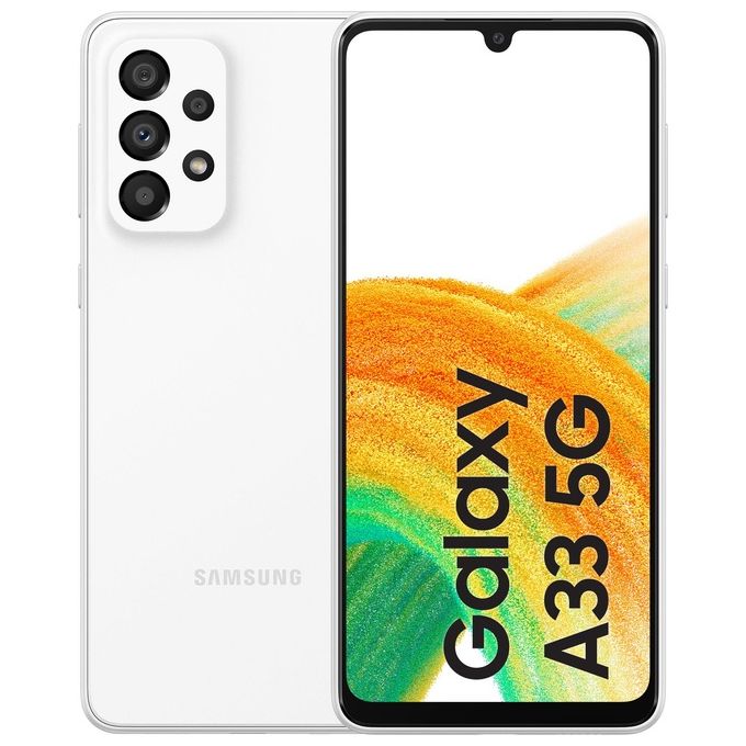 Samsung Galaxy A33 5G Display 6.4? Doppia Sim Android 12 6Gb 128Gb 5.000mAh Awesome White