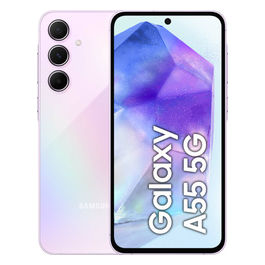 Galaxy A55 smartphone 5G 6.6 pollici 128GB 8GB RAM lavanda Android 14