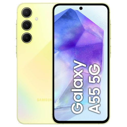 Galaxy A55 5G 128gb 8gb ram 6.6 pollici dual sim giallo sm a556b ds