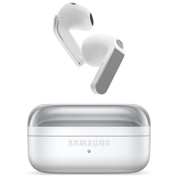 Samsung, Galaxy Buds4, Auricolari Bluetooth Wireless, Bianco, Equalizzatore Adattivo, ANC