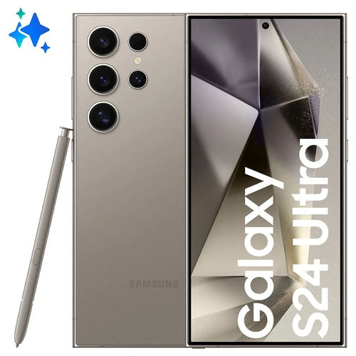 Samsung Galaxy S24 Ultra AI 12Gb 1Tb 6.8" Amoled 120Hz Dual Sim Titanium Gray Italia