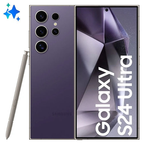 Samsung Galaxy S24 Ultra AI 12Gb 512Gb 6.8" Amoled 120Hz Dual Sim Titanium Violet Italia