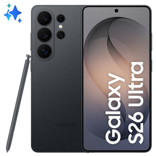 SM-S948BZKHEUE Galaxy S26 Ultra 1TB Display Privacy Integrato 16GB RAM Nero
