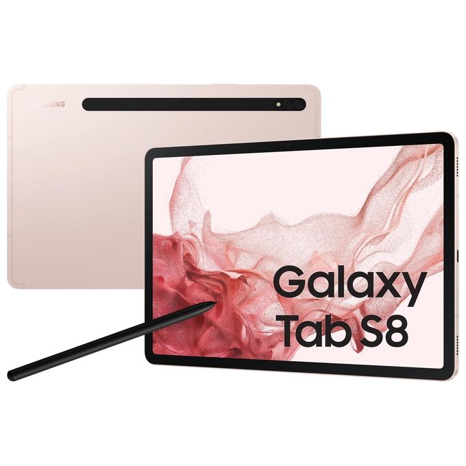 Samsung Galaxy Tab S8 Tablet Android 11'' Wi-Fi 8Gb 128Gb Tablet Android 12 Pink Gold