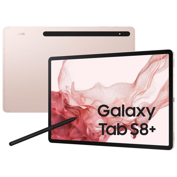 Samsung Galaxy Tab S8 Tablet Android 12.4'' Wi-Fi 8Gb 256Gb Tablet Android 12 Pink Gold