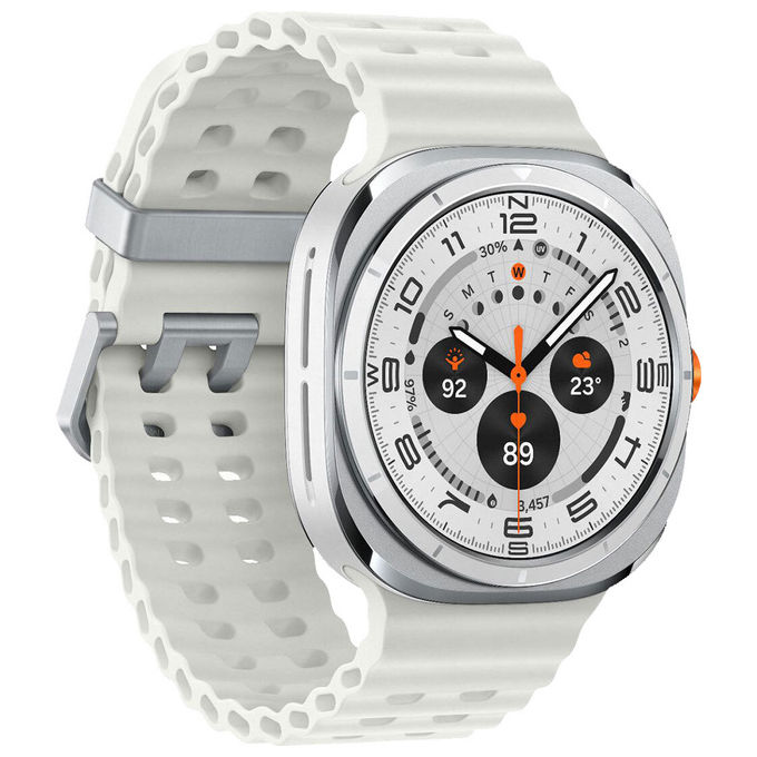 Image of Samsung Galaxy Watch Ultra LTE 47mm 1.5'' Amoled 4G WiFi Bluetooth GPS Titanium bianco