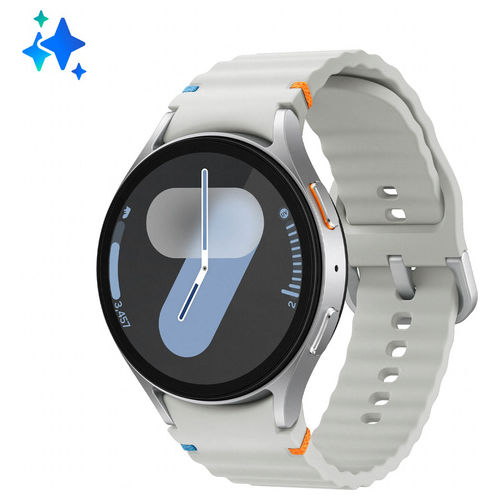 SM-L310NZSAITV Galaxy Watch7 Smartwatch Galaxy AI 44mm Super AMOLED GPS Bluetooth 5.3 Wear OS colore Argento