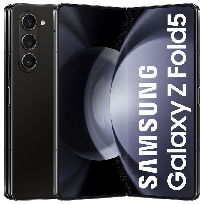 Samsung Galaxy Z Fold5 5G 12Gb 1Tb 6.2"/7.6" Amoled 120Hz Dual Sim Phantom Black Italia
