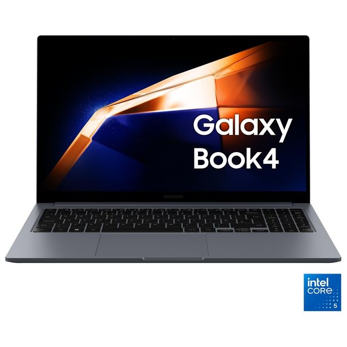 Image of Samsung Laptop Galaxy Book4 Display da 15.'' Windows 11 Processore Intel Core i5-1335U 16GB RAM 512GB SSD Moonstone Gray