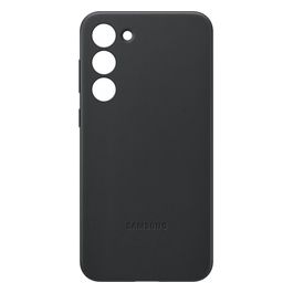 Samsung Leather Cover Custodia in Pelle per Galaxy S23 Nero