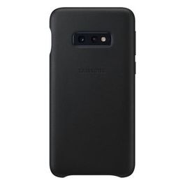 Leather Cover per Galaxy S10 Nero