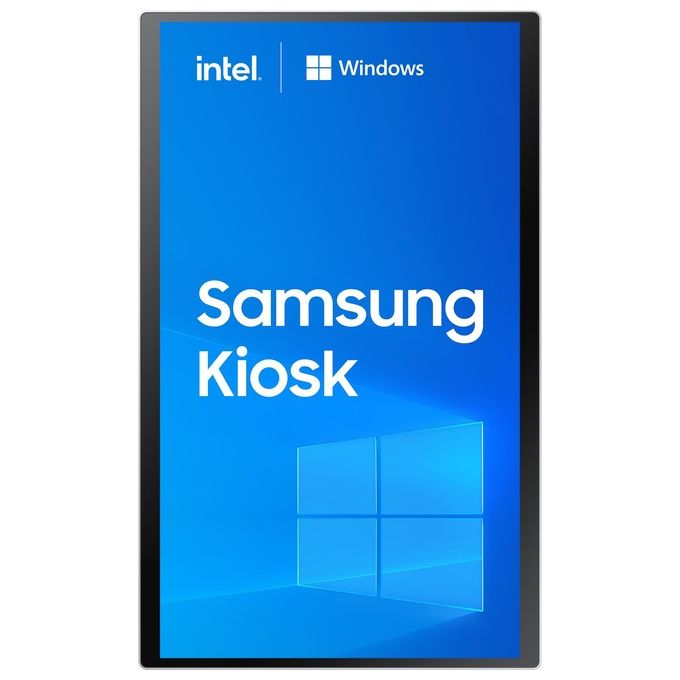 Samsung LH24KMCCBGCXEN Display Professionale 24'' Full HD 1080p KIOSK Interactive White