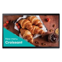 LH24QBCEBGCXEN Visualizzatore di Messaggi Pannello Piatto per Segnaletica Digitale 23.8" LED Wi-Fi 250 cd/m² Full HD Nero Tizen 16/7