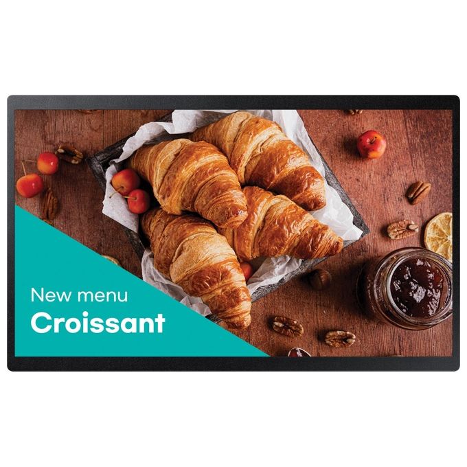 Samsung LH24QBCEBGCXEN Visualizzatore di Messaggi Pannello Piatto per Segnaletica Digitale 23.8'' LED Wi-Fi 250 cd-m² Full HD Nero Tizen 16-7