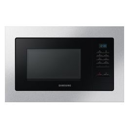 Samsung MG20A7013CT/ET Forno a Microonde da Incasso 20 Litri Grill 5 Programmi Scongelamento Rapido Display Digitale Led Finitura Inox Anti-Impronta