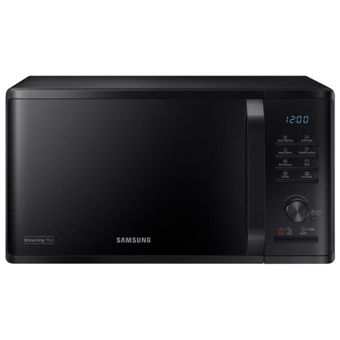 Samsung MG23K3515CK Forno a Microonde con Grill Capacita' 23 Litri Potenza 800 W Auto Cook Quick Defrost Display LED Nero