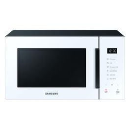 Samsung MG23T5018AW/ET Forno a Microonde con Grill Glass Design Capacita'23 Litri Potenza 800W Home Dessert Quick Defrost Cottura Automatica  Modalità ECONeve