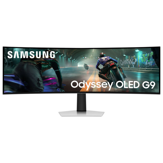 SAMSUNG Odyssey OLED G9 - G91SD Monitor Gaming, 49 ", WQHD, 5120 x 1440 Pixel, tempo di risposta 0,03 ms, refresh rate 144 Hz