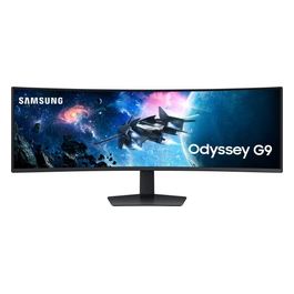 Samsung Monitor Gaming Odyssey G9 (S49CG954) Curvo (1000R) 49" 5120x1440 (Dual QHD) 32:9 HDR1000 HDR10 VA 240Hz 1ms (GtG) Freesync Premium Pro HDMI USB 3.0 DP Ingresso Audio HAS