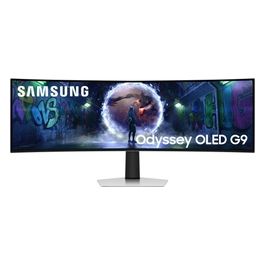 Monitor Gaming Odyssey OLED G9 (S49DG934) Curvo (1800R) 49'' 5120x1440 (DQHD) 32:9 HDR10 OLED Glare Free 240Hz 003ms (GtG) HDMI Micro HDMI DP Ingresso Audio
