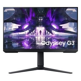 Samsung Monitor Gaming Odyssey G3 (S24AG300), Flat, 24", 1920x1080 (Full HD), VA, 144 Hz, 1 ms, FreeSync Premium, HDMI, Display Port, Ingresso Audio, HAS, Pivot, Flicker Free, Eye Saver Mode