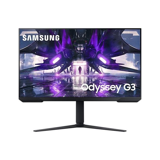 Samsung Monitor Gaming Odyssey G3 S32AG320  Flat, Display 32", 1920x1080 (Full HD), 165 Hz, 1 ms, FreeSync Premium, HDMI, Display Port, Ingresso Audio, HAS, Pivot, Flicker Free, Eye Saver Mode