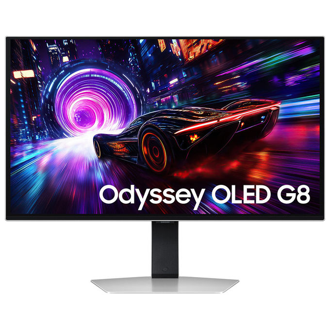 Samsung Monitor Gaming Odyssey OLED G8 G81SF 32'' UHD Flat Argento