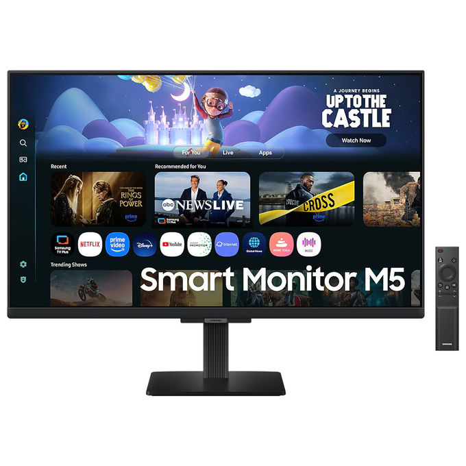 Samsung Monitor Smart M5 27 Pollici Full HD Flat Nero