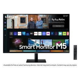 Smart Monitor M5 (S32BM500), Flat 32'', 1920x1080 (Full HD), Piattaforma Smart TV (Amazon Video, Netflix), Airplay, Mirroring, Office 365, Wireless Dex, Casse Integrate, IoT Hub, WiFi, HDMI