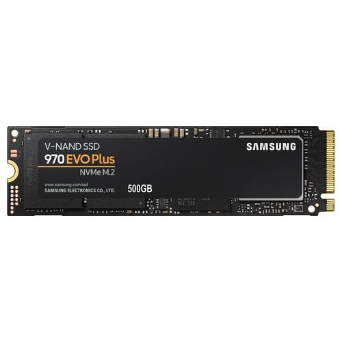Samsung MZ-V7S500BW Hard disk SSD 500GB 970 EVO PLUS M.2 NVMe Nero/Arancione
